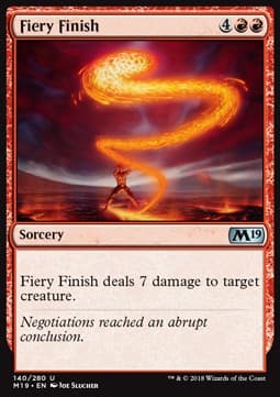 Fiery Finish