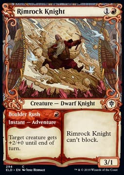 Rimrock Knight // Boulder Rush