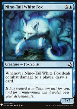 Nine-Tail White Fox