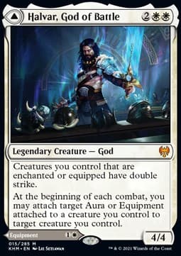 Halvar, God of Battle // Sword of the Realms