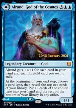 Alrund, God of the Cosmos // Hakka, Whispering Raven