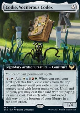 Codie, Vociferous Codex