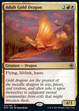 Adult Gold Dragon