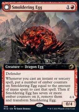 Smoldering Egg // Ashmouth Dragon