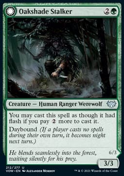 Oakshade Stalker // Moonlit Ambusher