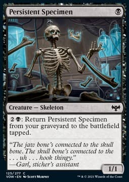 Persistent Specimen