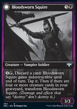 Bloodsworn Squire // Bloodsworn Knight
