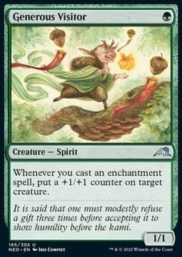 Generous Visitor