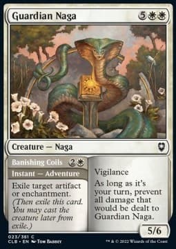 Guardian Naga // Banishing Coils