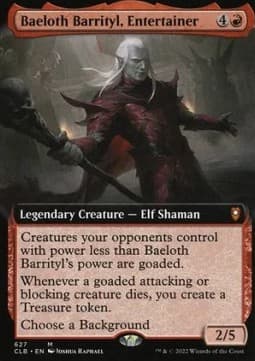 Baeloth Barrityl, Entertainer