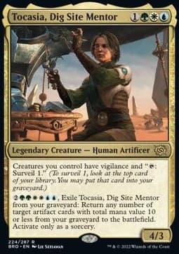 Tocasia, Dig Site Mentor