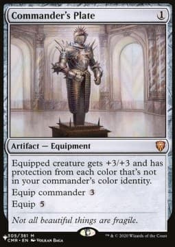 Commander's Plate