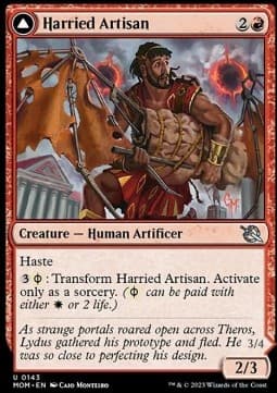 Harried Artisan // Phyrexian Skyflayer