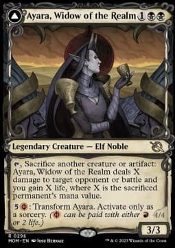 Ayara, Widow of the Realm // Ayara, Furnace Queen