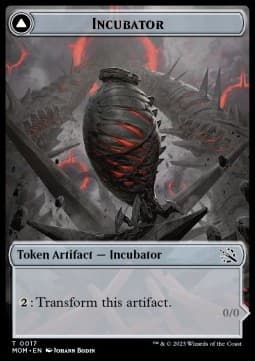 Incubator Token // Phyrexian Token (A 0/0) (V.2)