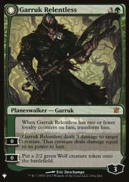 Garruk Relentless // Garruk, the Veil-Cursed