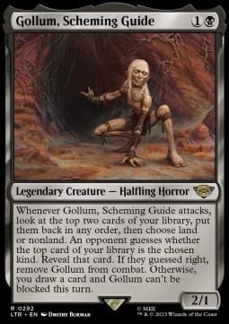 Gollum, Scheming Guide