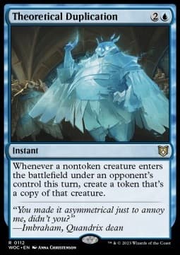 Theoretical Duplication