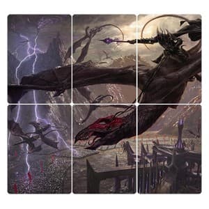 "Flight of The Witch-King" Scene Art Cards Set
