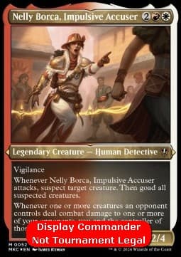 Nelly Borca, Impulsive Accuser