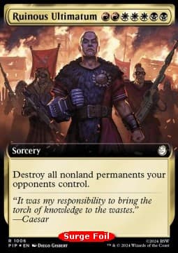 Ruinous Ultimatum