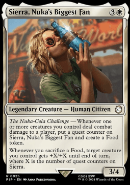 Sierra, Nuka's Biggest Fan