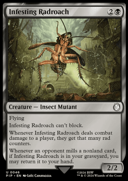 Infesting Radroach