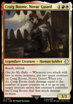 Craig Boone, Novac Guard