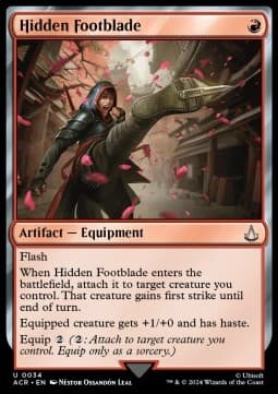 Hidden Footblade