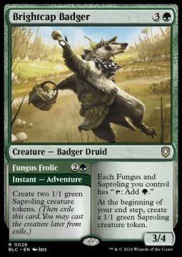 Brightcap Badger // Fungus Frolic