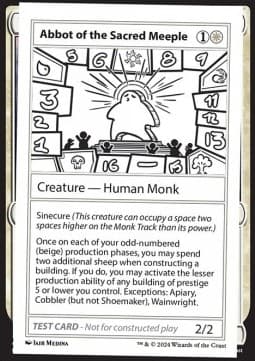 Abbot of the Sacred Meeple