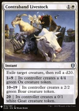 Contraband Livestock