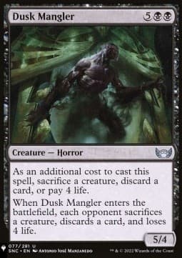 Dusk Mangler