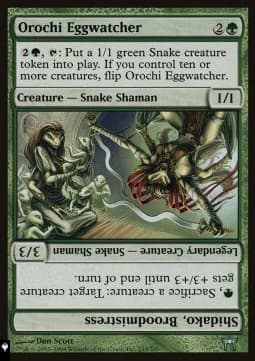 Orochi Eggwatcher // Shidako, Broodmistress