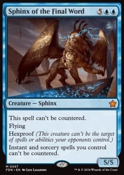 Sphinx of the Final Word