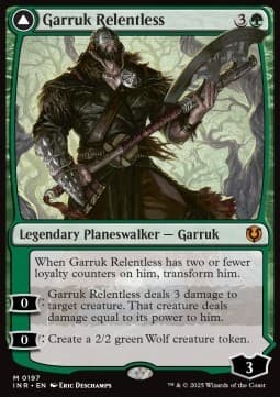 Garruk Relentless // Garruk, the Veil-Cursed
