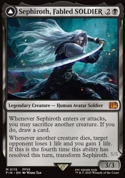 Sephiroth, Fabled SOLDIER // Sephiroth, One-Winged Angel