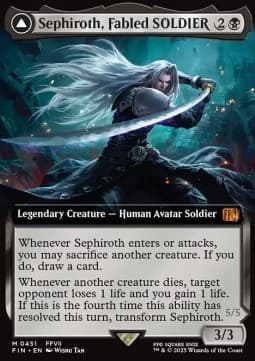 Sephiroth, Fabled SOLDIER // Sephiroth, One-Winged Angel