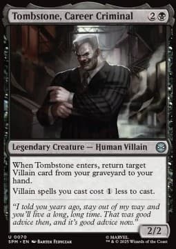 Tombstone, Career Criminal