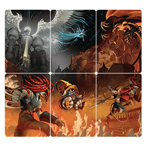 FINAL FANTASY Holiday Release | "The Siege of Alexandria" Scene Art Cards Set