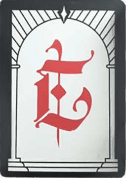 An Encyclopedia of Magic Face Card "E"