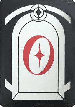 An Encyclopedia of Magic Face Card "O"
