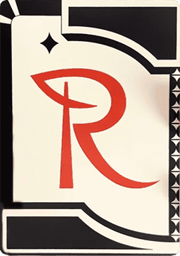 An Encyclopedia of Magic Face Card "R"