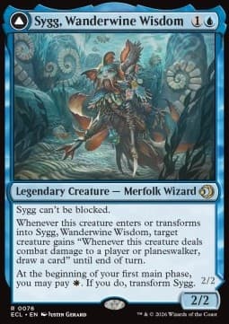 Sygg, Wanderwine Wisdom // Sygg, Wanderbrine Shield