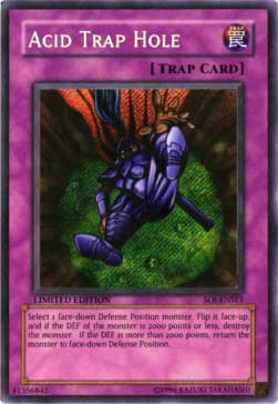 Acid Trap Hole