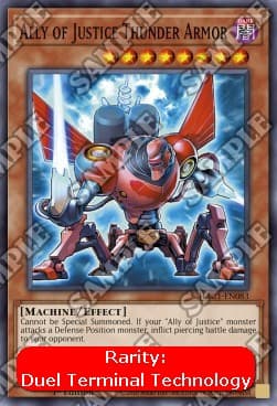 Ally of Justice Thunder Armor