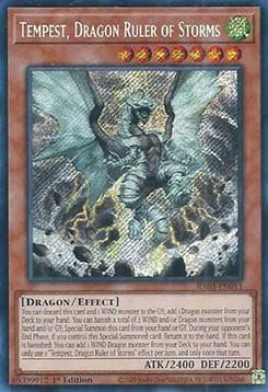 Tempest, Dragon Ruler of Storms (V.3 - Secret Rare)