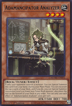 Adamancipator Analyzer