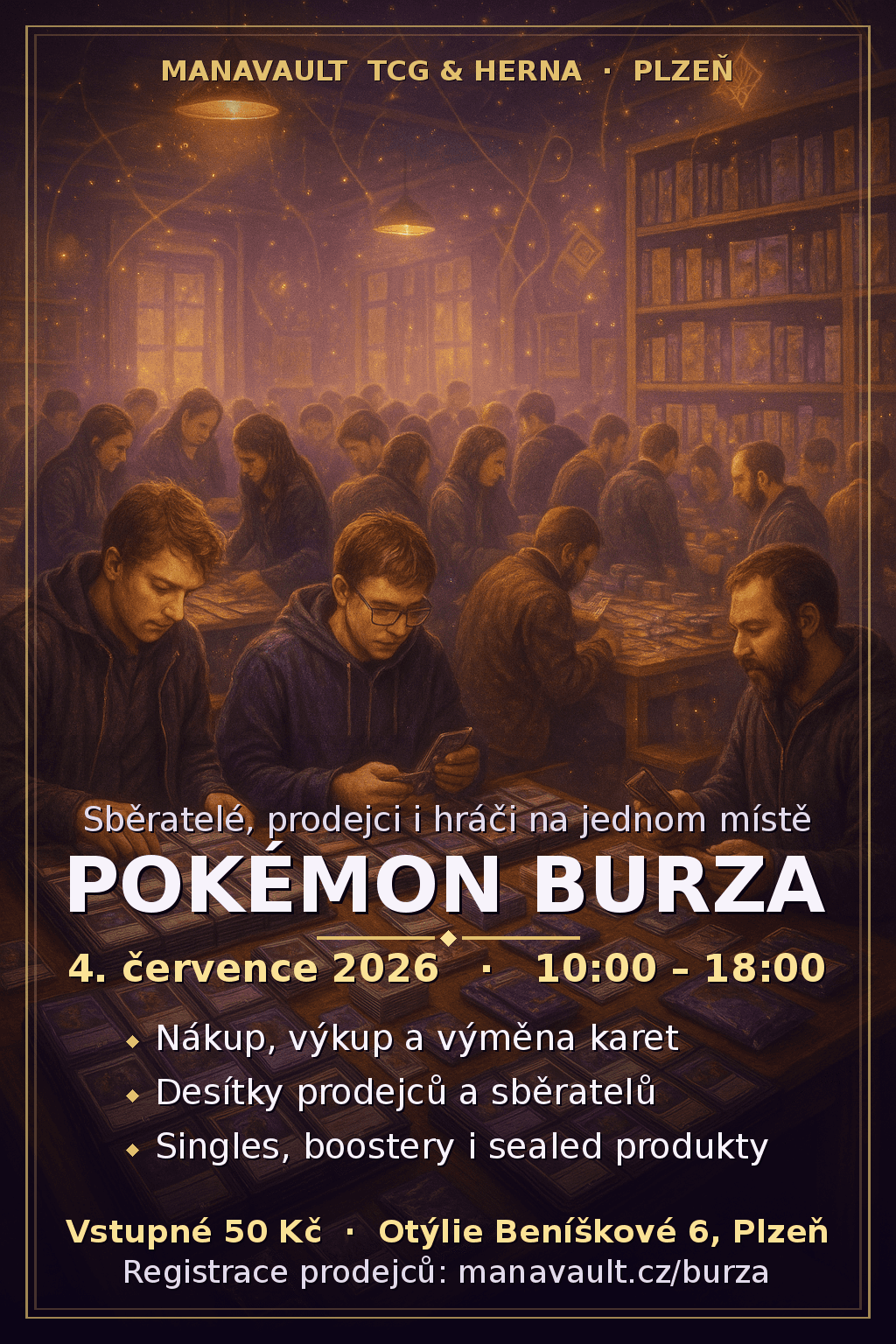 Leták: Pokémon burza